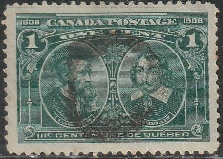 CANADA 1908 The 300th Anniversary of the Founding of Quebec  ULH SG 189