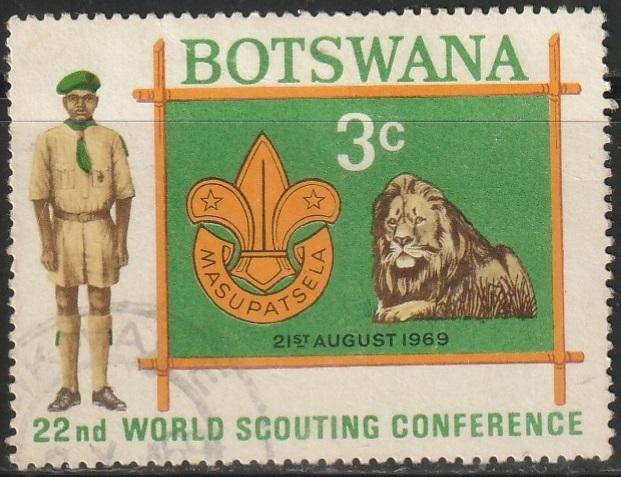 BOTSWANA 1969 The 22nd World Scout Conference, Helsinki ULH SG 253