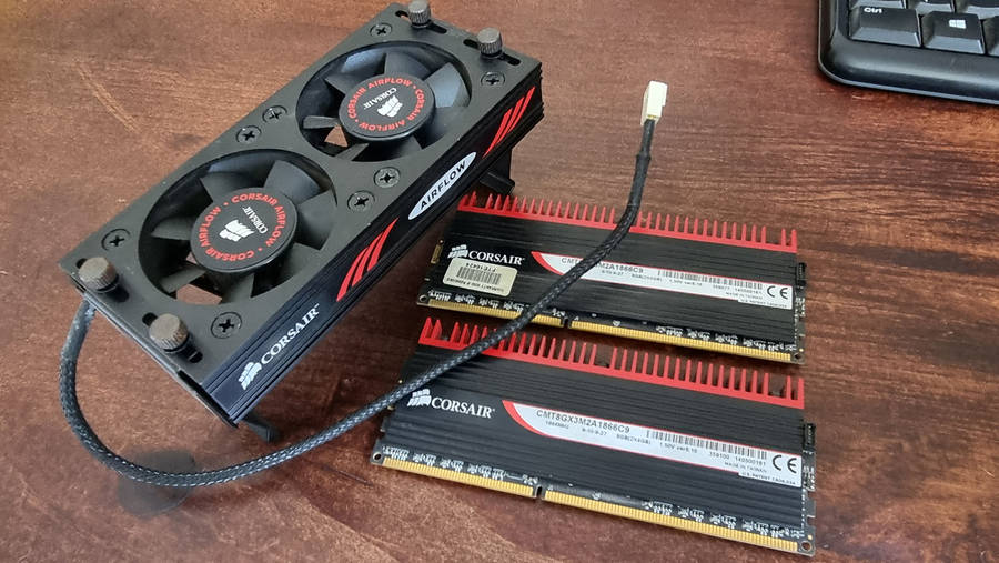 Corsair Dominator GT DDR3 8GB + Airflow for sale (2 x 4GB Kit)