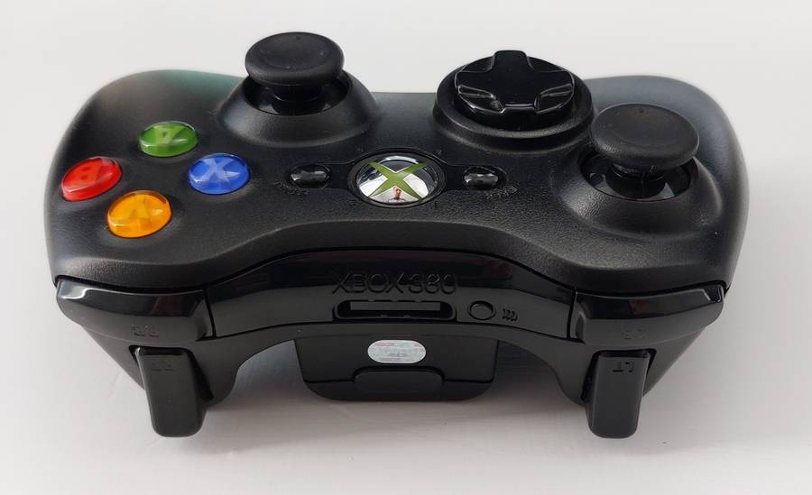 Genuine Official Xbox 360 Wireless Controller with Generic PC Receiver