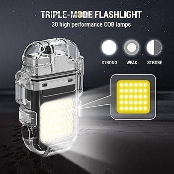 Mini Keychain Light With Lighter