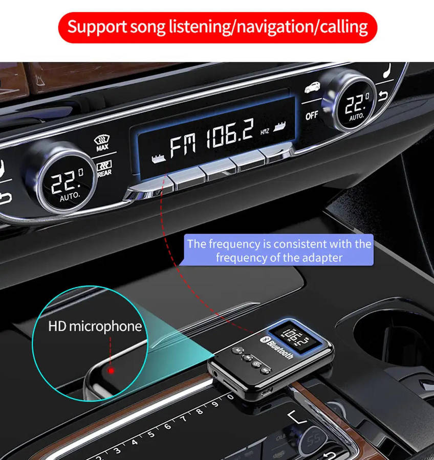 Bluetooth 5.0 Wireless Receiver/Transmitter Adaptor