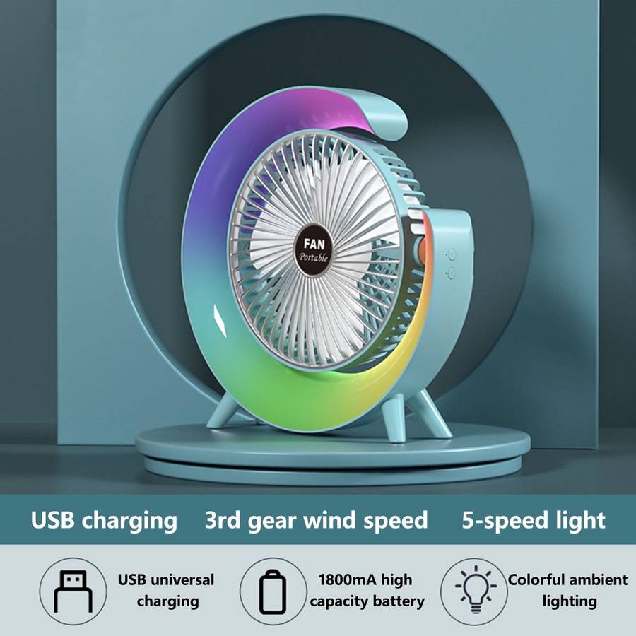 Desktop Colourful Fan