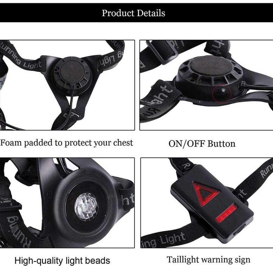 Running LED Chest Light