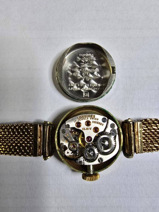Longines ladies watch, working in box as per photo