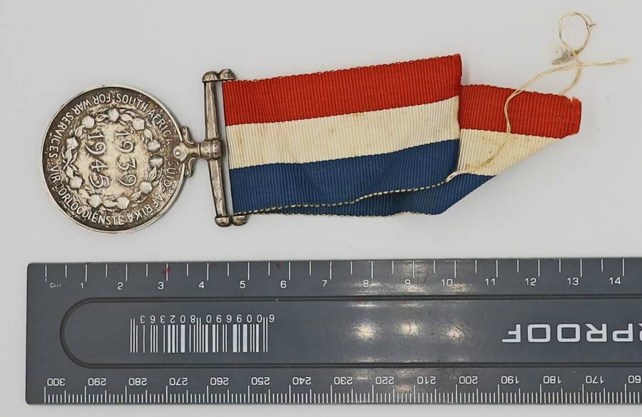1939-1945 South African War Service Medal in Sterling Silver