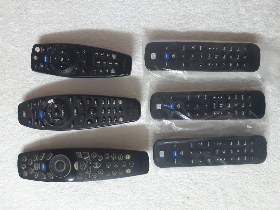 Lot of DSTV remotes