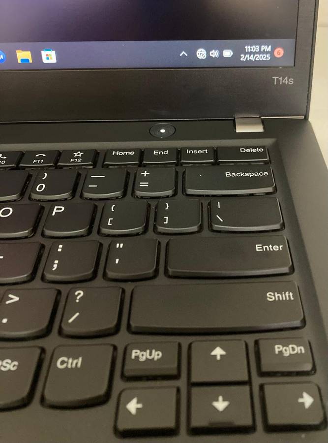 Lenovo T14s I5-10310U VPro 16gb Ram 256gb SSD Touch Screen