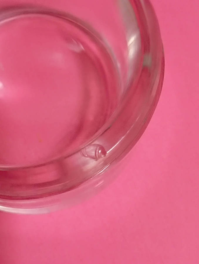 Birmingham hallmarked silver Lidded glass jars