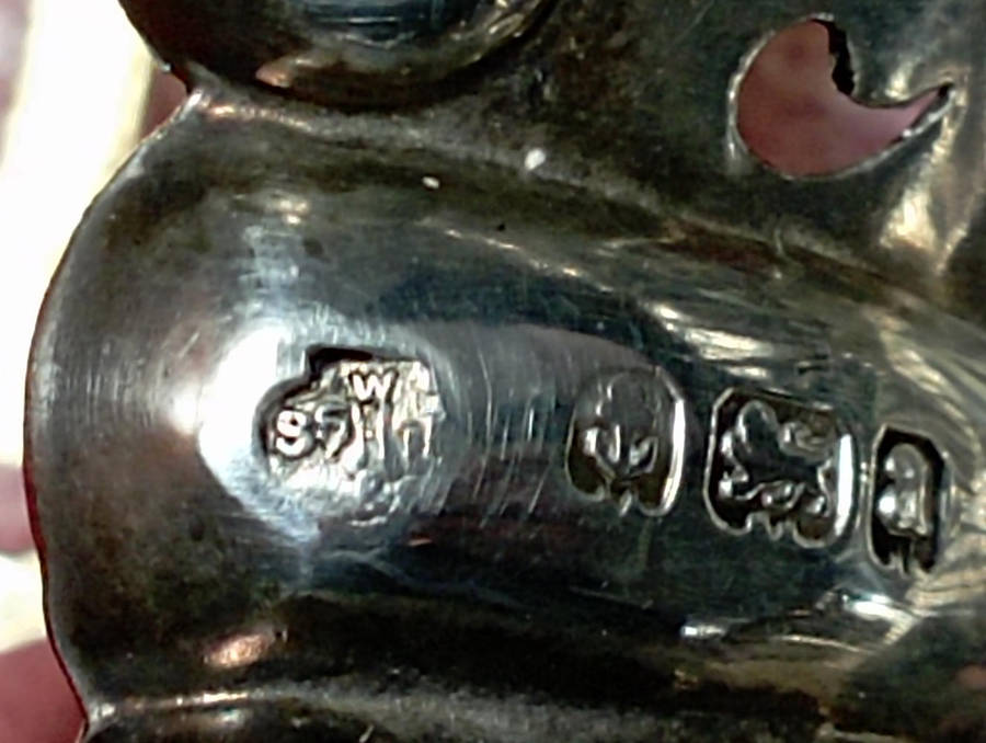 Birmingham hallmarked silver. Small.pierced Bon Bon dish weigh 37 grams .. selling as per scan