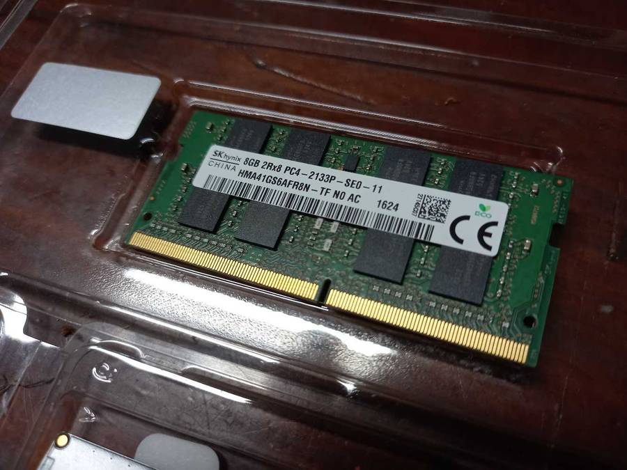 Ram 8gig ddr4