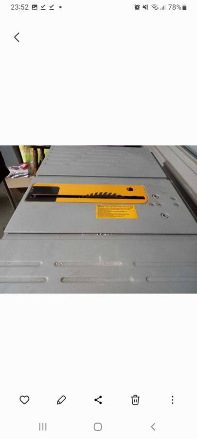 TABLE SAW Ryobi HBT-254L 254mm Table Saw