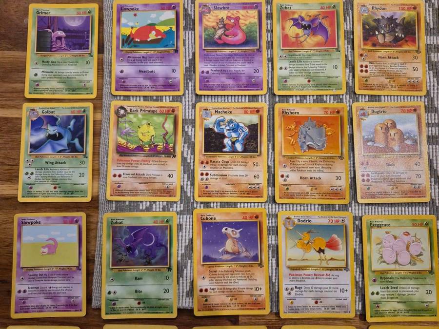 1999 Pokémon Card Lot (47 OG Cards )(Pre-owned)