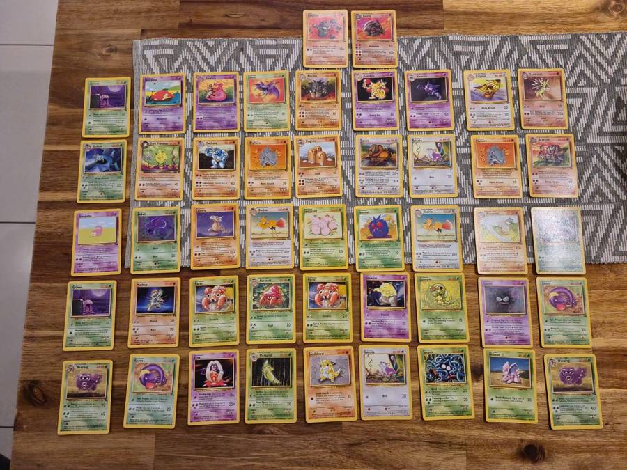 1999 Pokémon Card Lot (47 OG Cards )(Pre-owned)