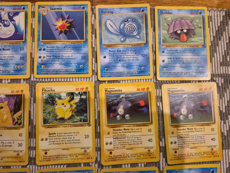 OG Pokémon Card Lot  27 Vintage Cards(Pikachu's Included)  R1 No Reserve Auction