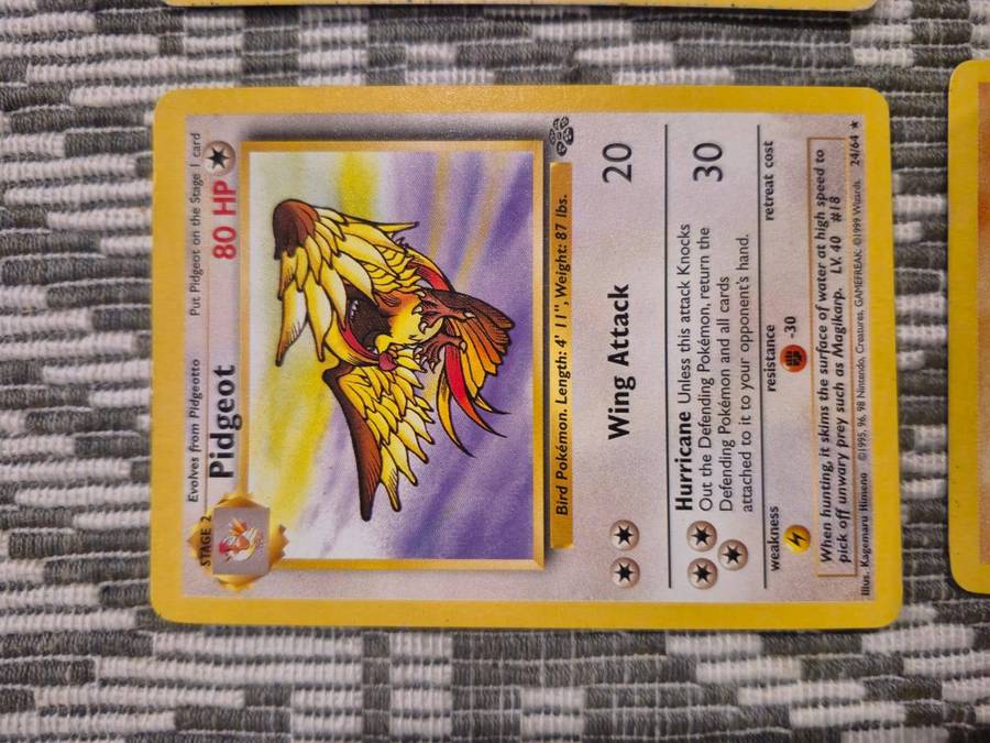1999 Pokémon Card Lot (47 OG Cards )(Pre-owned)