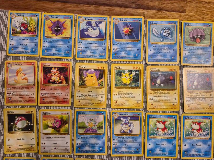 OG Pokémon Card Lot  27 Vintage Cards(Pikachu's Included)  R1 No Reserve Auction