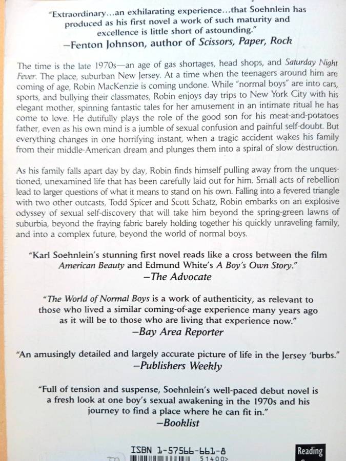 The World of Normal Boys, K.M. Soehnlein