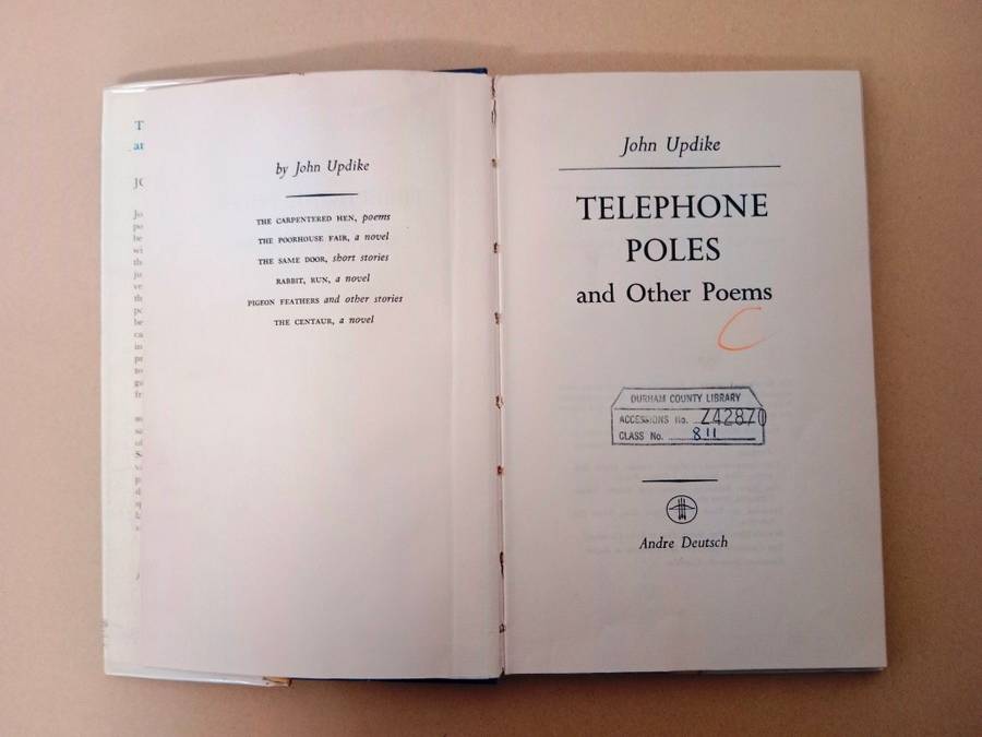 Telephone Poles and other Poems, John Updike