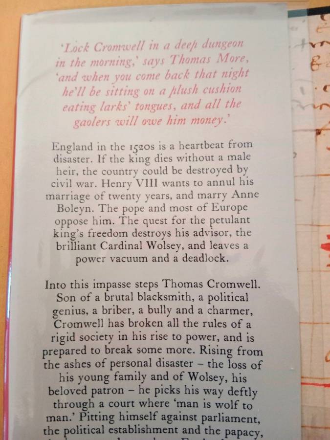 Wolf Hall, Hilary Mantel