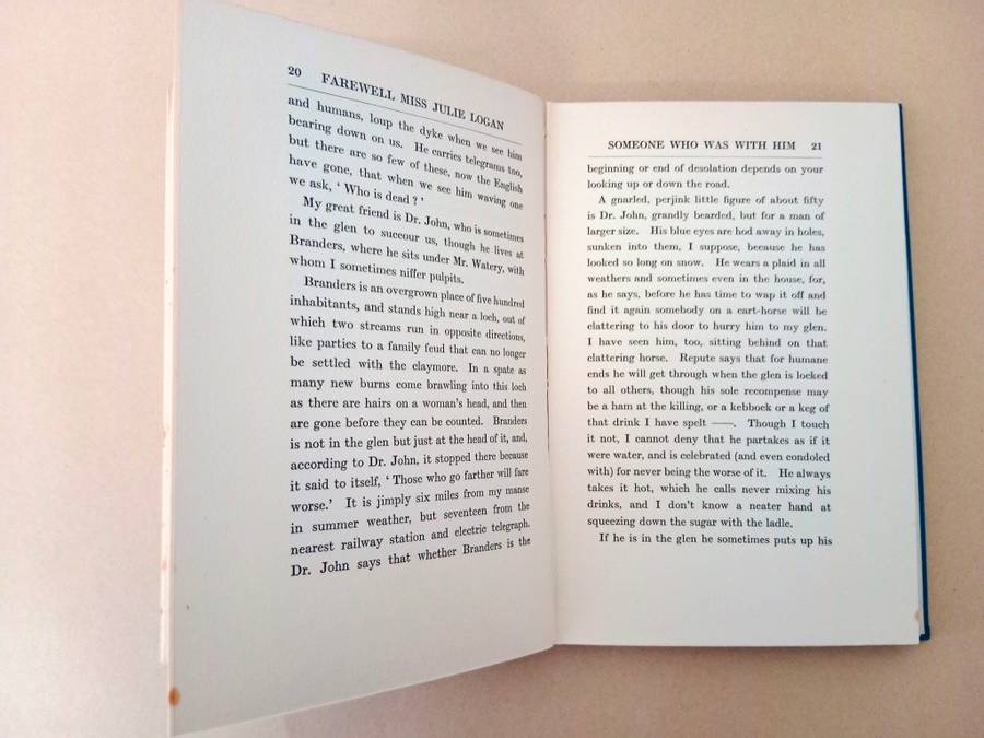 Farewell Miss Julie Logan, J.M. Barrie