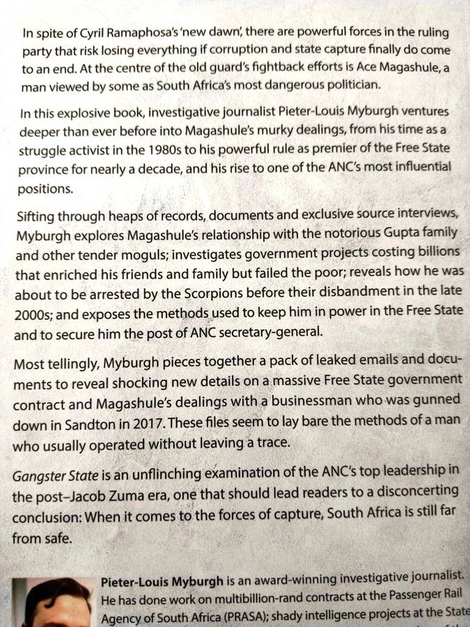 Gangster State, Pieter-Louis Myburgh