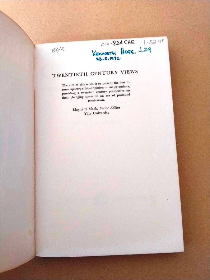 Chekhov - A Collection of Critical Essays, ed. Robert Louis Jackson
