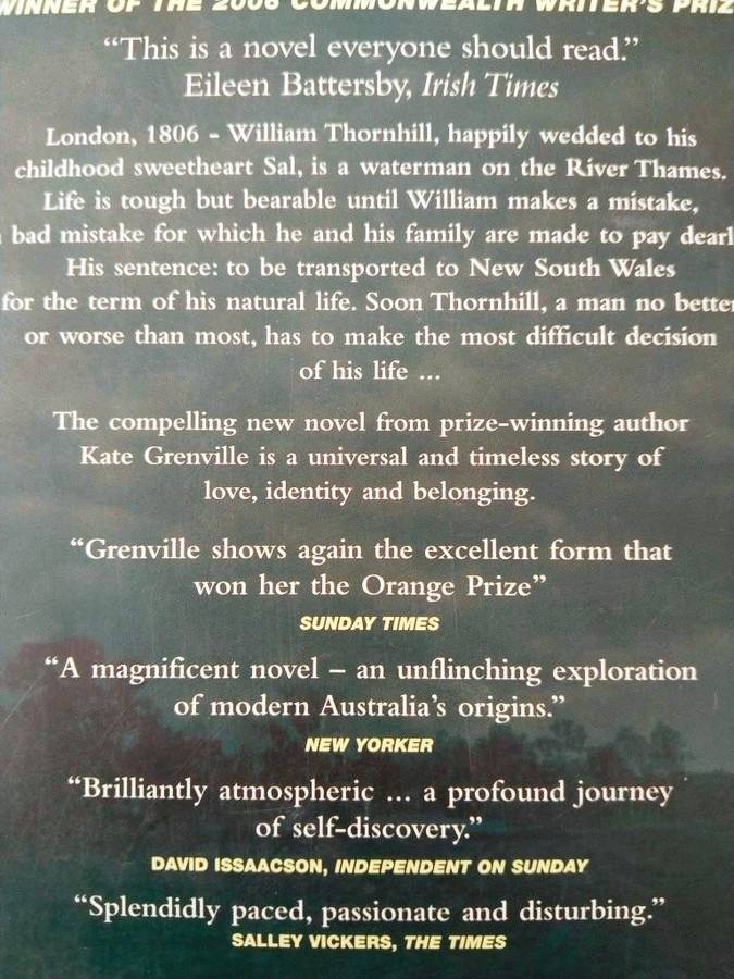 The Secret River, Kate Grenville