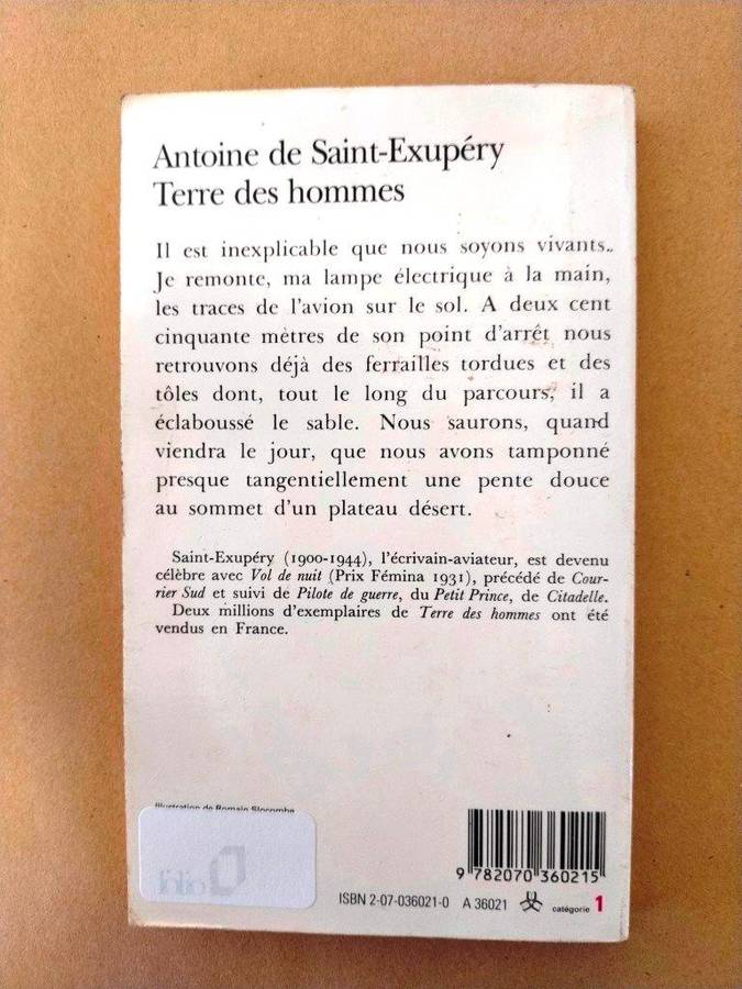 Terre des hommes, Antoine de Saint-Exupéry