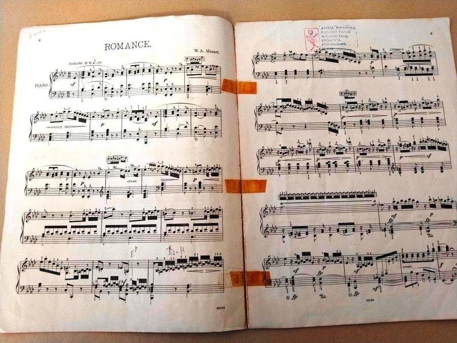 Romance in A flat for piano, K. Sup.205, W.A. Mozart