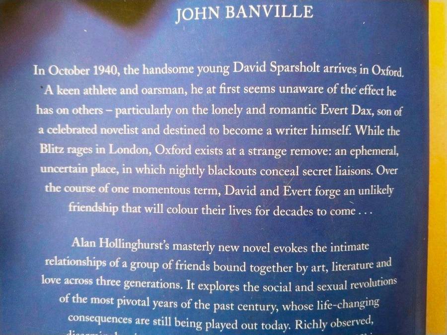 The Sparsholt Affair, Alan Hollinghurst