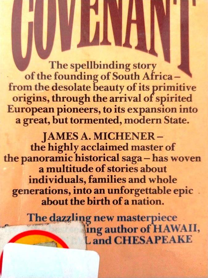 The Covenant, James A. Michener