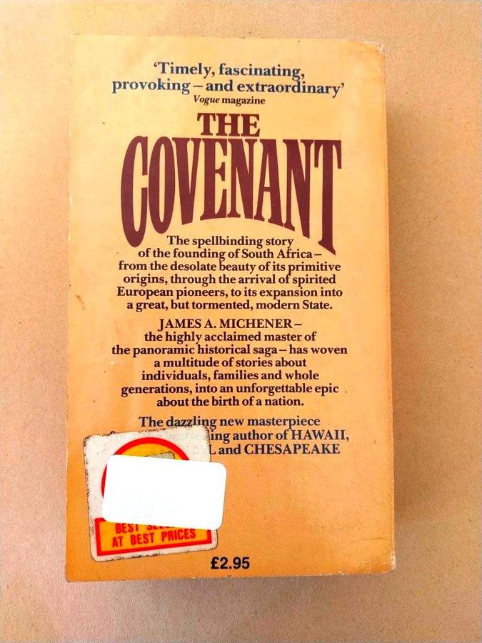 The Covenant, James A. Michener