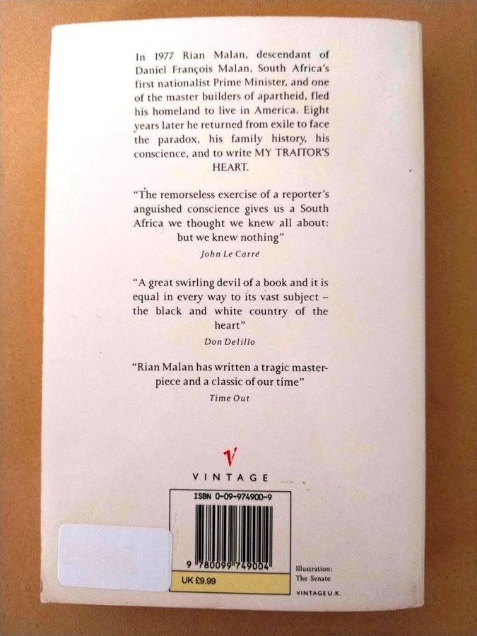 My Traitor's Heart, Rian Malan