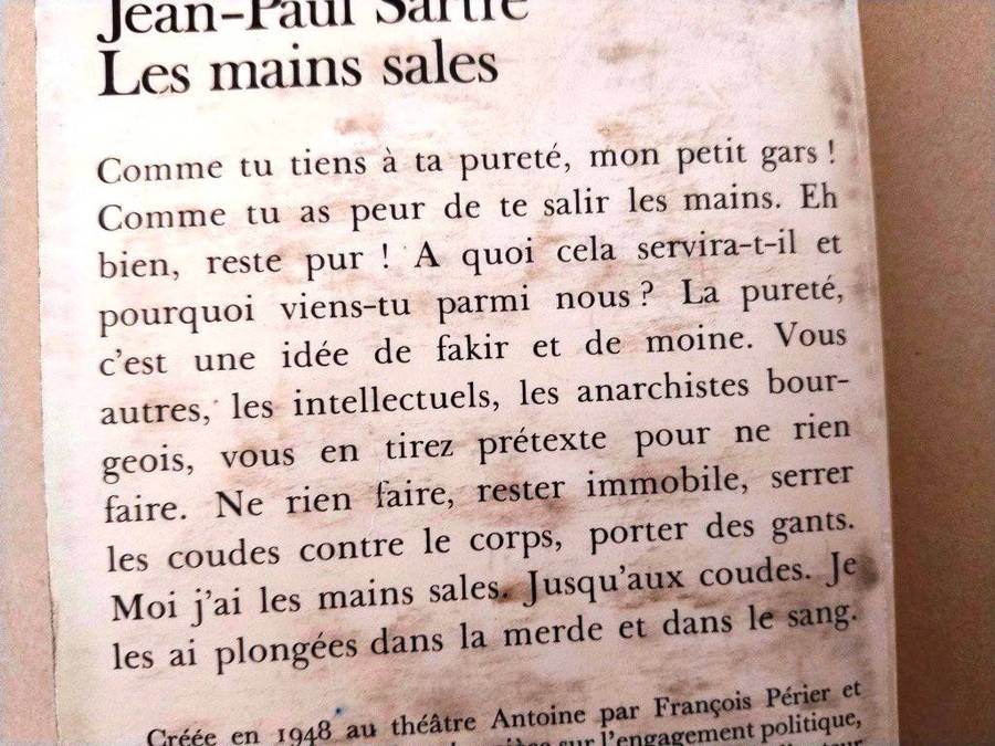 Les mains sales, Jean-Paul Sartre