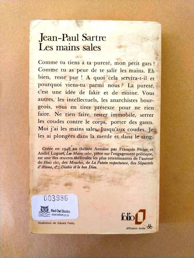 Les mains sales, Jean-Paul Sartre