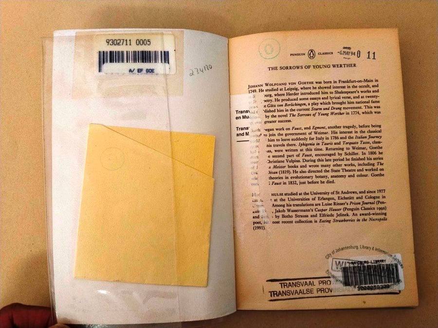 The Sorrows of Young Werther, Johann Wolfgang von Goethe