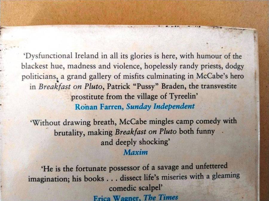 Breakfast on Pluto, Patrick McCabe