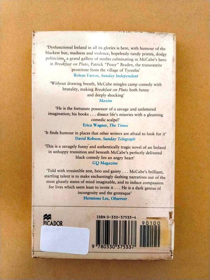 Breakfast on Pluto, Patrick McCabe