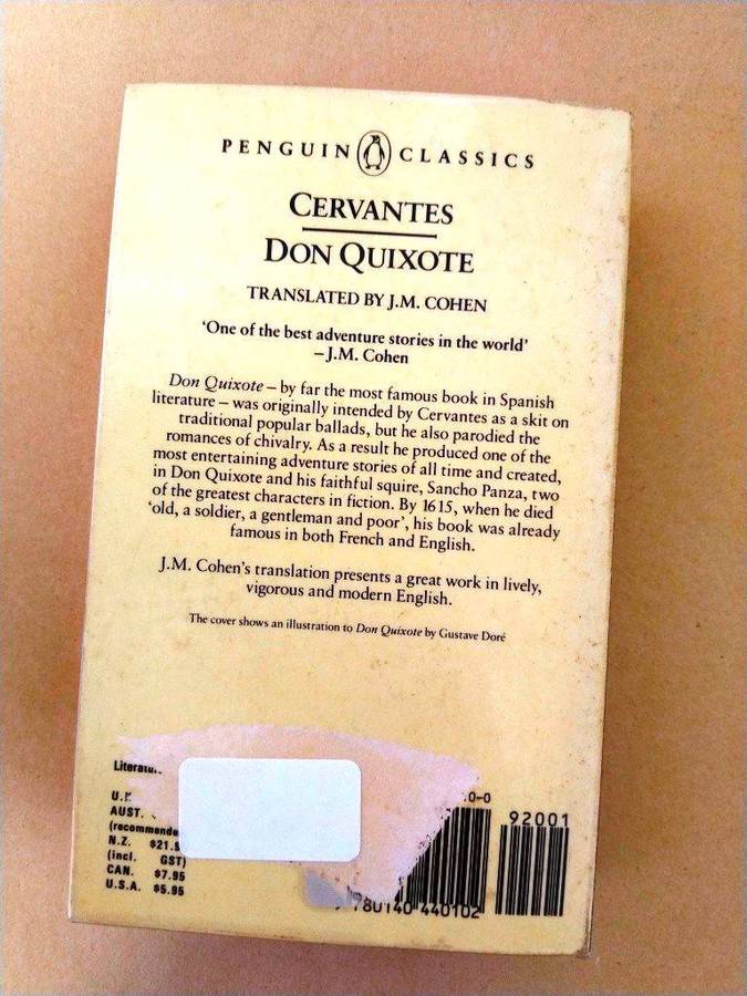 Don Quixote, Cervantes