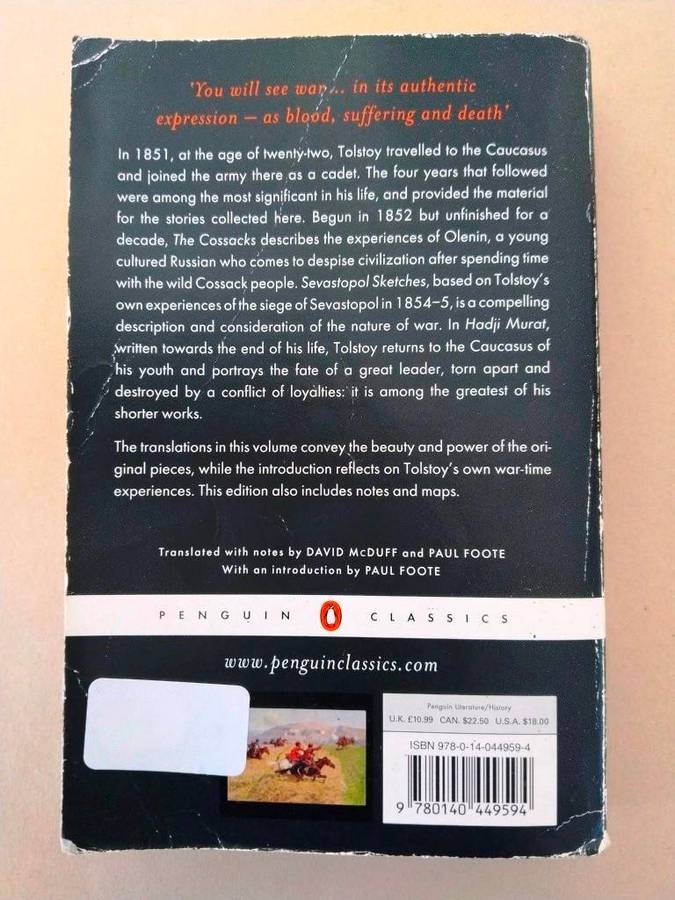 The Cossacks and other Stories, Leo Tolstoy