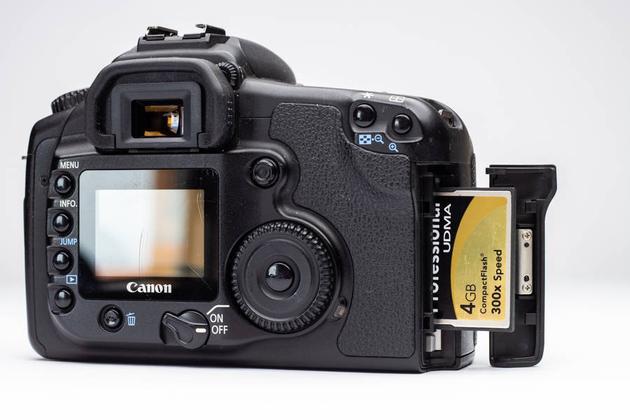 Canon Eos 20D with New Compact Flash Card