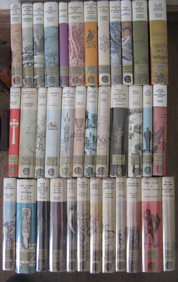 Rhodesiana Reprint Library Gold Series  Rare Complete Set of 36 Volumes