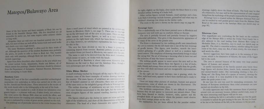 A Guide to the Rock Art of Rhodesia C K Cooke