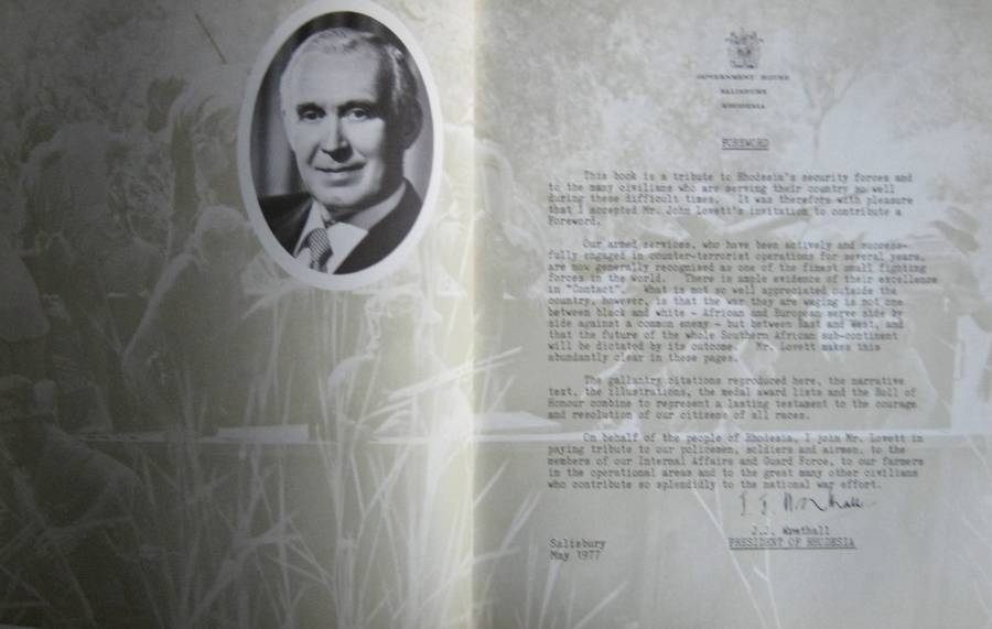 Contact A Tribute to those who Serve Rhodesia John Lovett