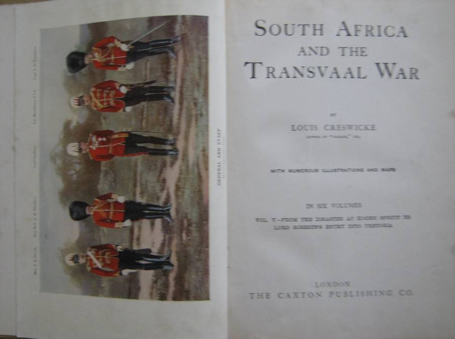 South Africa and the Transvaal War- Six Volumes Author: Louis Creswicke