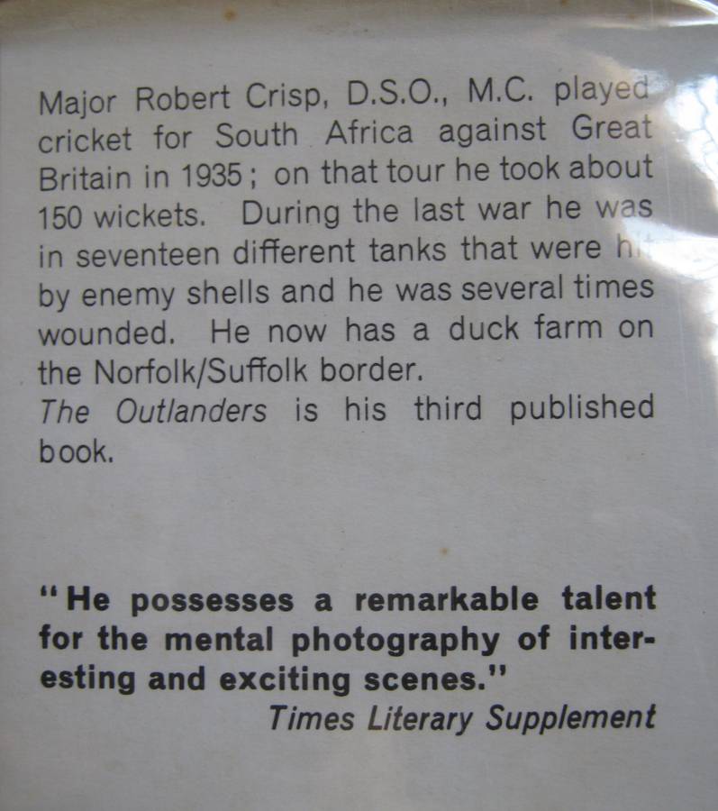 The Outlanders The Men Who Made Johannesburg  Robert Crisp