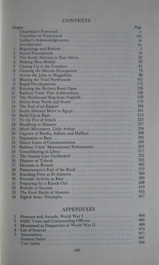 Salute the Sappers. Volume 8. Parts I & II of the South African Forces: World War II series. Signed