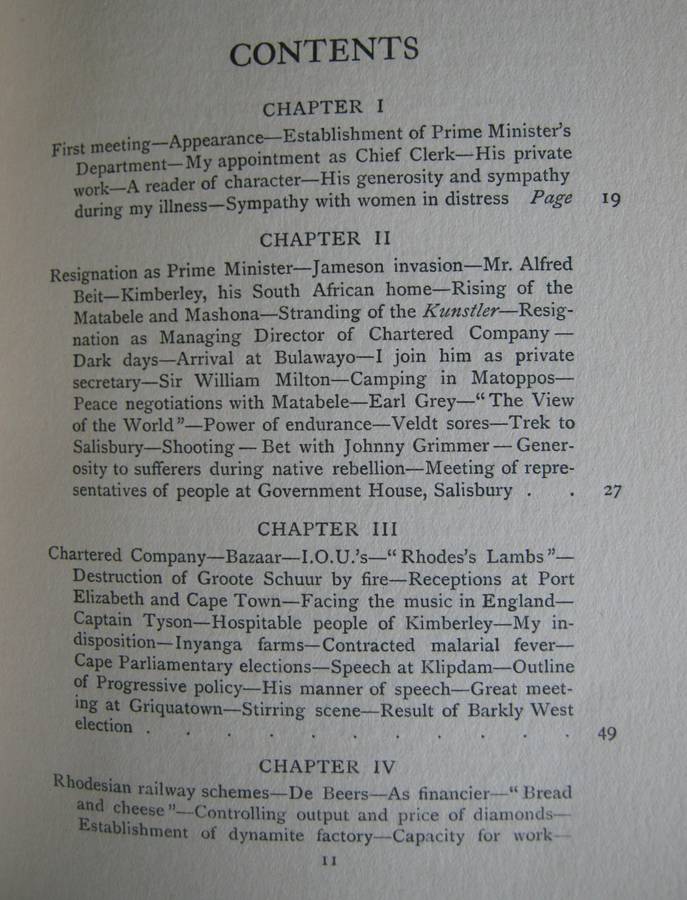 Cecil Rhodes His Private Life By Hi Private Secretary Philip Jourdan
