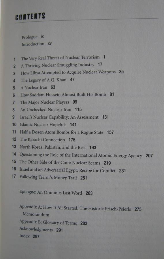Allah's Bomb The Islamic Quest for Nuclear Weapons Al J Venter